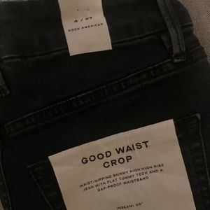 Good American Good Waist Crop Jeans